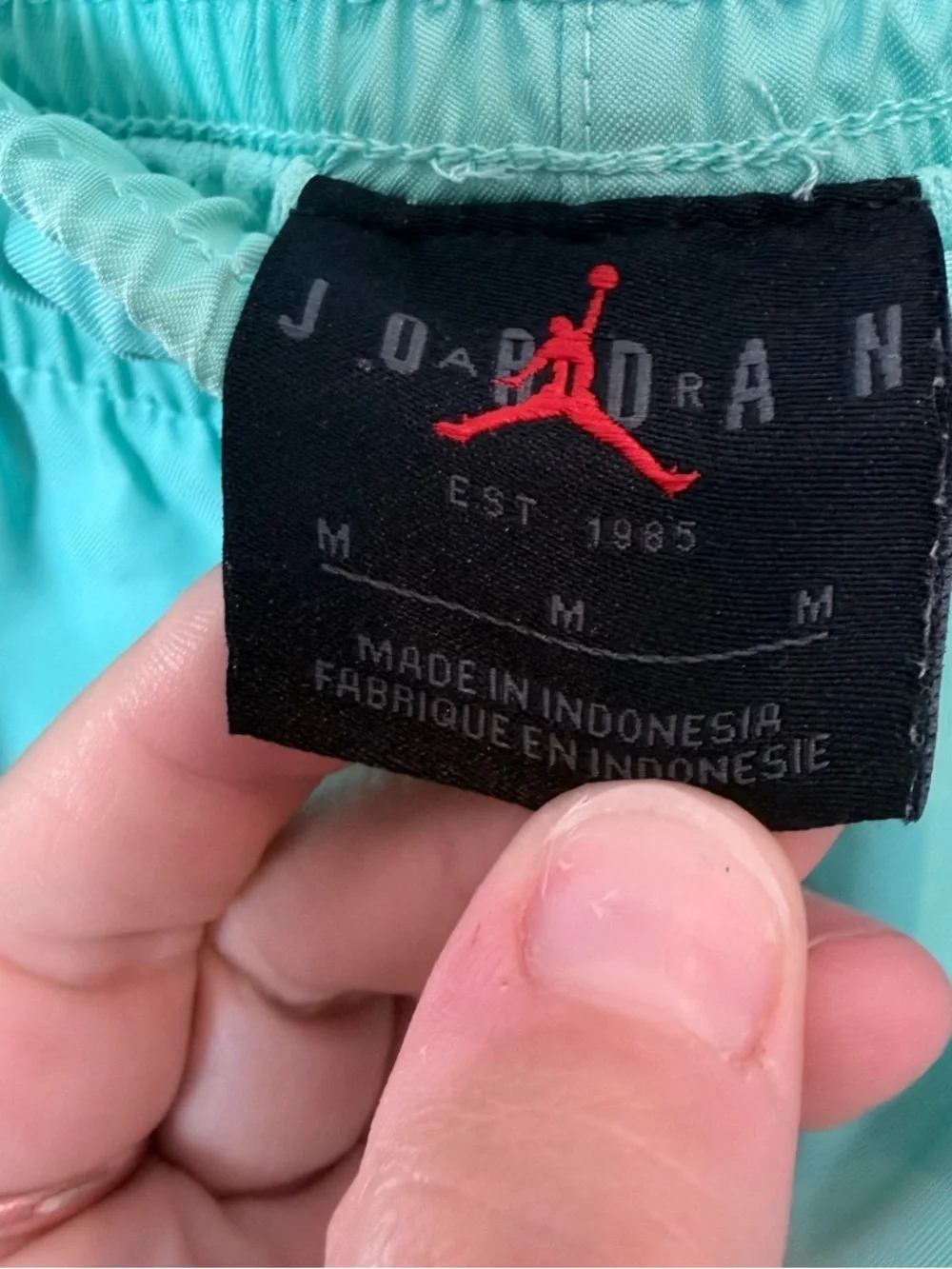 Jordan Essentials Mesh Lined Shorts Mint Green Enamel Green Men's Medium